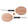 Raquettes de tennis en bois de rose Sergio marron | sans marquage | non disponible | non disponible
