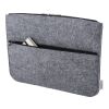 Pochette porte-ordinateur en feutre Rpet Emilia gris foncé | sans marquage | non disponible | non disponible