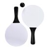Set de 2 raquettes de plage noir | sans marquage | non disponible | non disponible