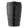 Mug en acier inoxydable noir | sans marquage | non disponible | non disponible
