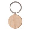 Porte-clé personnalisable en bois marron | sans marquage | non disponible | non disponible