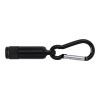 Torche en aluminium avec mousqueton noir | sans marquage | non disponible | non disponible