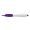 Stylo bille en ABS recyclé Trevor violet | sans marquage | non disponible | non disponible
