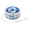Yoyo lumineux en plastique translucide. bleu cobalt | sans marquage | non disponible | non disponible