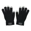 Gants munis de 3 embouts pour écran tactile. noir | sans marquage | non disponible | non disponible