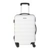 Trolley avec coque rigide en ABS. blanc | sans marquage | non disponible | non disponible
