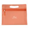 Pochette pour cosmétique en PVC translucide avec zip. orange | sans marquage | non disponible | non disponible