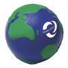 Anti-stress 'Globe' en mousse. bleu | sans marquage | non disponible | non disponible