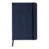 Carnet A5 en denim Alfred bleu | sans marquage | non disponible | non disponible