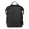Sac à dos roll-top en bâche 250D Hermann noir | sans marquage | non disponible | non disponible