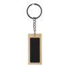Porte-clé en bambou Geoffrey noir | sans marquage | non disponible | non disponible