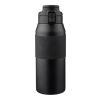 Gourde isotherme de 800 ml en acier inoxydable Katie noir | sans marquage | non disponible | non disponible