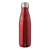 Gourde simple paroi en acier inoxydable recyclé de 650 ml Cliff rouge