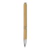 Stylo bille en bambou et plastique Deborah marron | sans marquage | non disponible | non disponible