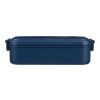 Lunch box en PP d’une capacité de 800 ml Ondine bleu | sans marquage | non disponible | non disponible