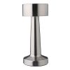 Lampe de table en métal et ABS Fiorella argent | sans marquage | non disponible | non disponible