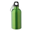 Gourde simple paroi de 400 ml en acier inoxydable recyclé Sable vert clair | sans marquage | non disponible | non disponible