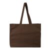 Sac shopping en coton Oeko-Tex® 180 g/m2 Malina brun | sans marquage