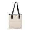 Sac isotherme en PU recyclé Adira beige | sans marquage