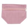 Trousse à maquillage zippée en velours côtelé Tia rose pastel | sans marquage | non disponible | non disponible