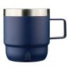 Mug double paroi de 180 ml en acier inoxydable recyclé Lilia bleu | sans marquage | non disponible | non disponible