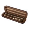Stylo bille twist en bois de noyer Noa marron | sans marquage | non disponible | non disponible