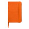Carnet A5 avec couverture en PU Brigitta orange | sans marquage | non disponible | non disponible