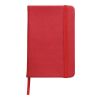 Carnet A5 avec couverture en PU Brigitta rouge | sans marquage | non disponible | non disponible