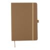 Carnet A5 en biodéchets recyclés et carton Gertrud marron | sans marquage | non disponible | non disponible