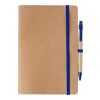 Carnet A5 en carton recyclé Theodore bleu cobalt | sans marquage | non disponible | non disponible