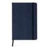 Carnet A5 en denim Alfred bleu | sans marquage | non disponible | non disponible