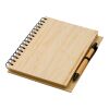 Carnet de notes en bambou Carmen marron | sans marquage | non disponible | non disponible
