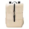Sac à dos avec rabat en polyester rPET Lyric beige | sans marquage | non disponible | non disponible