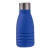 Gourde pliable de 550 ml en silicone Erin bleu cobalt | sans marquage | non disponible | non disponible