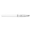 Stylo à encre en ABS Karin blanc | sans marquage | non disponible | non disponible