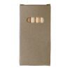 Set de 6 crayons de couleur. gris