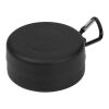 Gobelet pliable en plastique noir