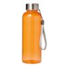Bouteille en plastique et lanière - 500 ml orange