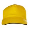 Casquette sandwich en coton jaune