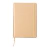 Carnet A5 en carton recyclé Gianni beige