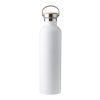 Bouteille double paroi en acier inoxydable Damien blanc