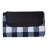 Couverture de pique-nique en rPET Vesper bleu cobalt