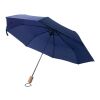 Parapluie pliable en polyester Brooklyn bleu