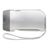 Lampe de poche dynamo argent