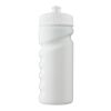 Gourde de sport en plastique recyclable - 500 ml blanc