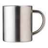 Mug double paroir en acier inoxydable Braylen 250 ml argent