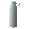 Botella termo de acero inox. reciclado (500 ml) Sena gris