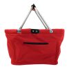 Corbeille shopping pliable rouge