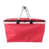 Panier pliable en polyester rouge