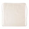 Sac à dos en coton 120 g/m2 beige